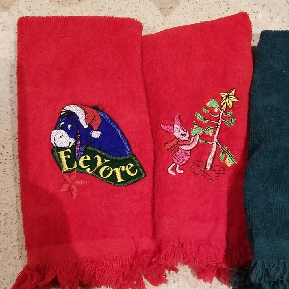 Set of 4 finger tip towels